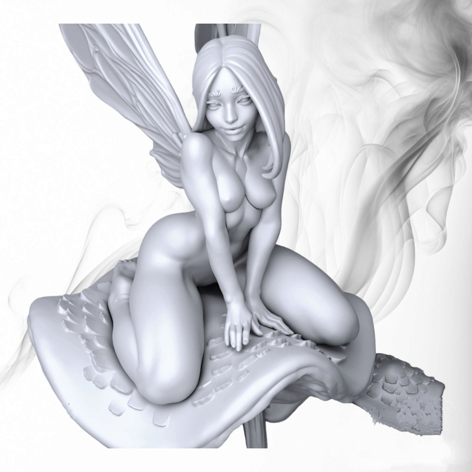 Figurka druk 3D " Fairy Aide Nude " - 12 cm