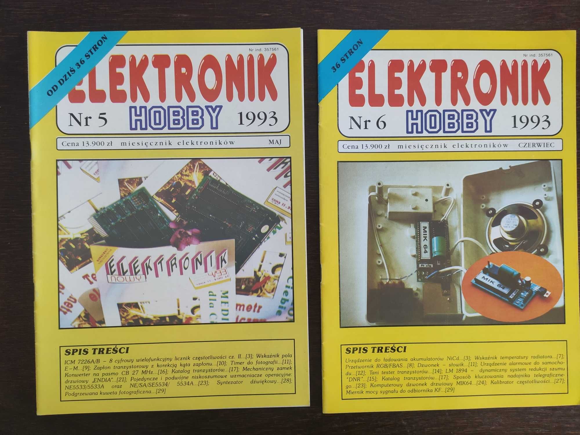 Elektronik Hobby - numery z lat 1992 i 1993
