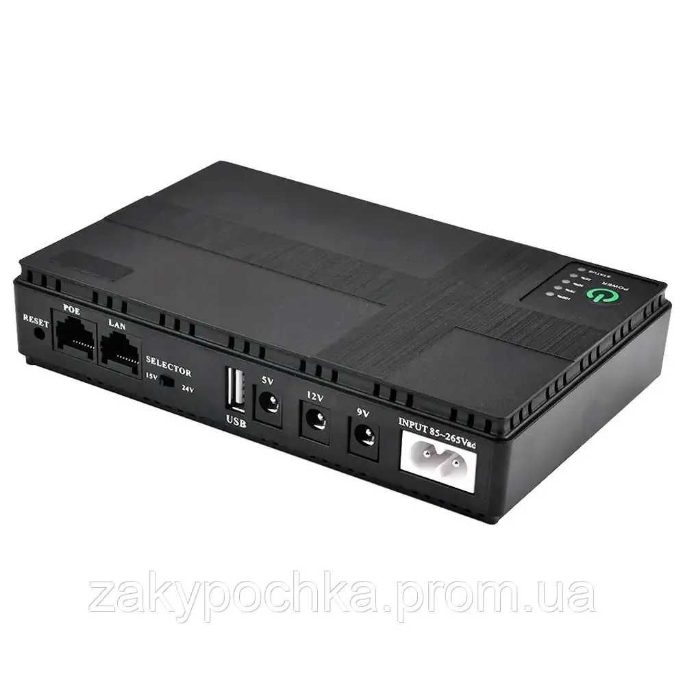 міні UPS . ДБЖ 10400 мАh для роутера