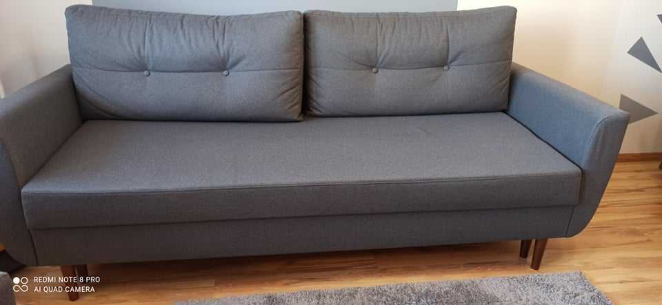 Sofa Diora z funkcją spania + fotel Diora z firmy Abra