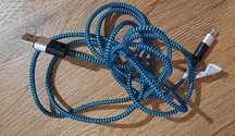 Kabel USB turkusowy C