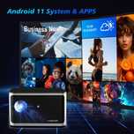 PROJEKTOR 4K LCD Magcubic HY350 do kina domowego przenośny WIFI LED BT