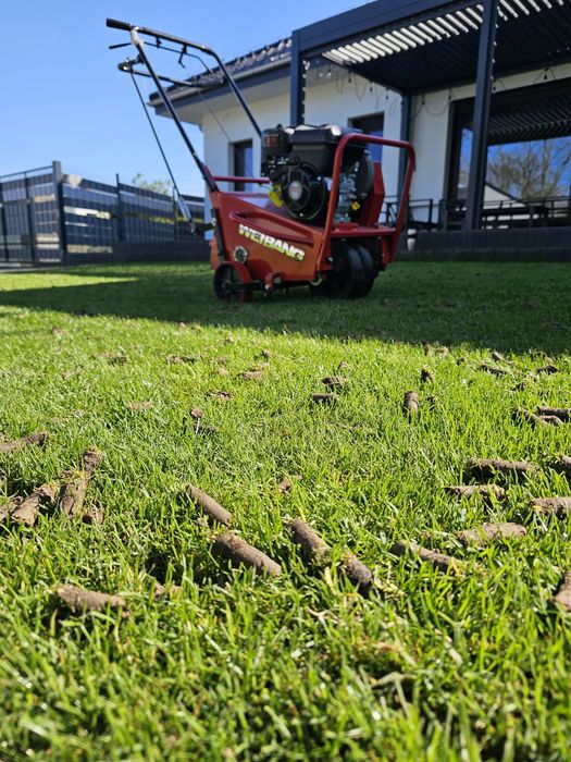 Aerator Weibang, Wertykulator, posypywarka piasku wynajem