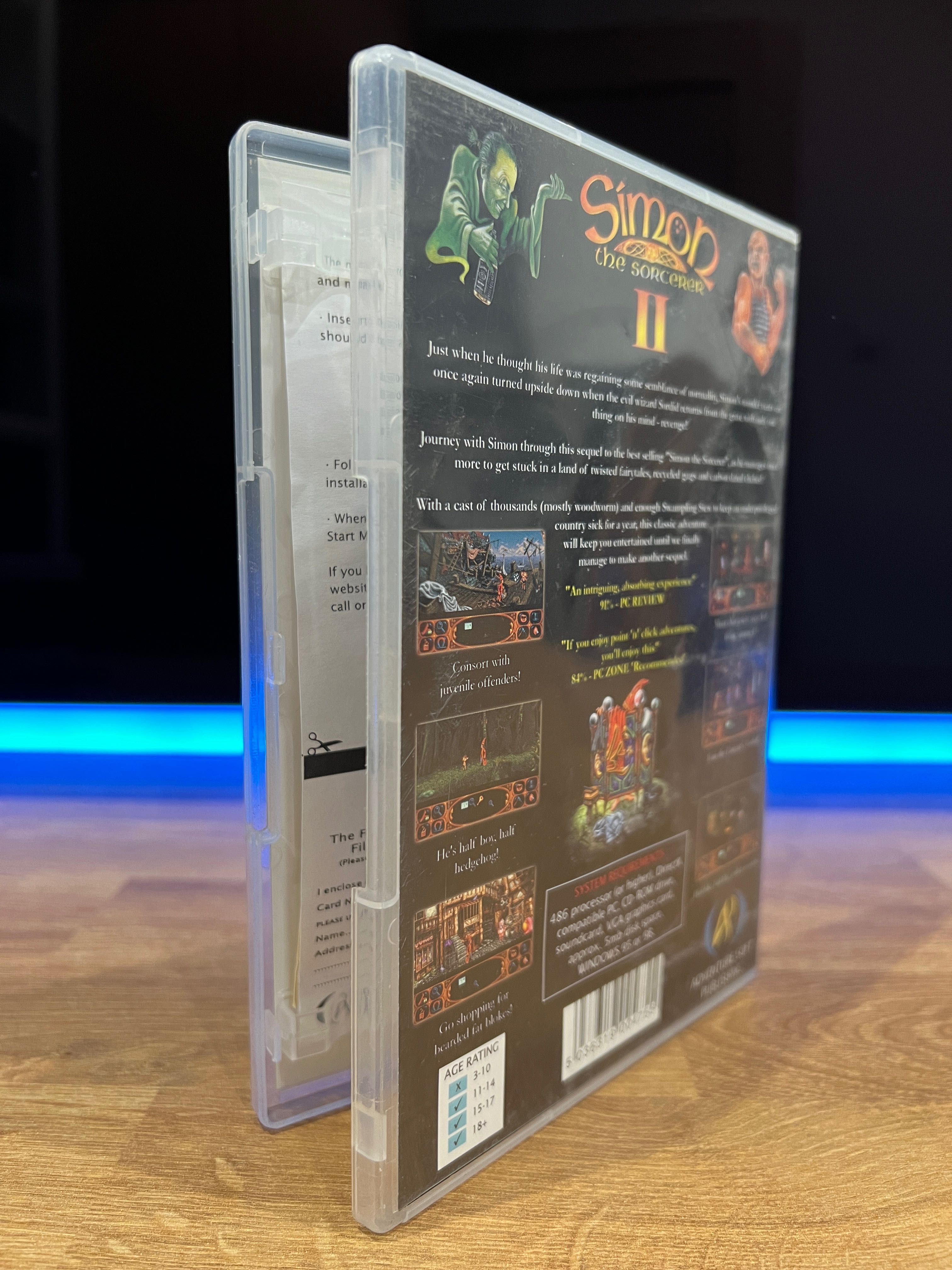 Simon The Sorcerer II (PC EN) CD BOX kompletne wydanie