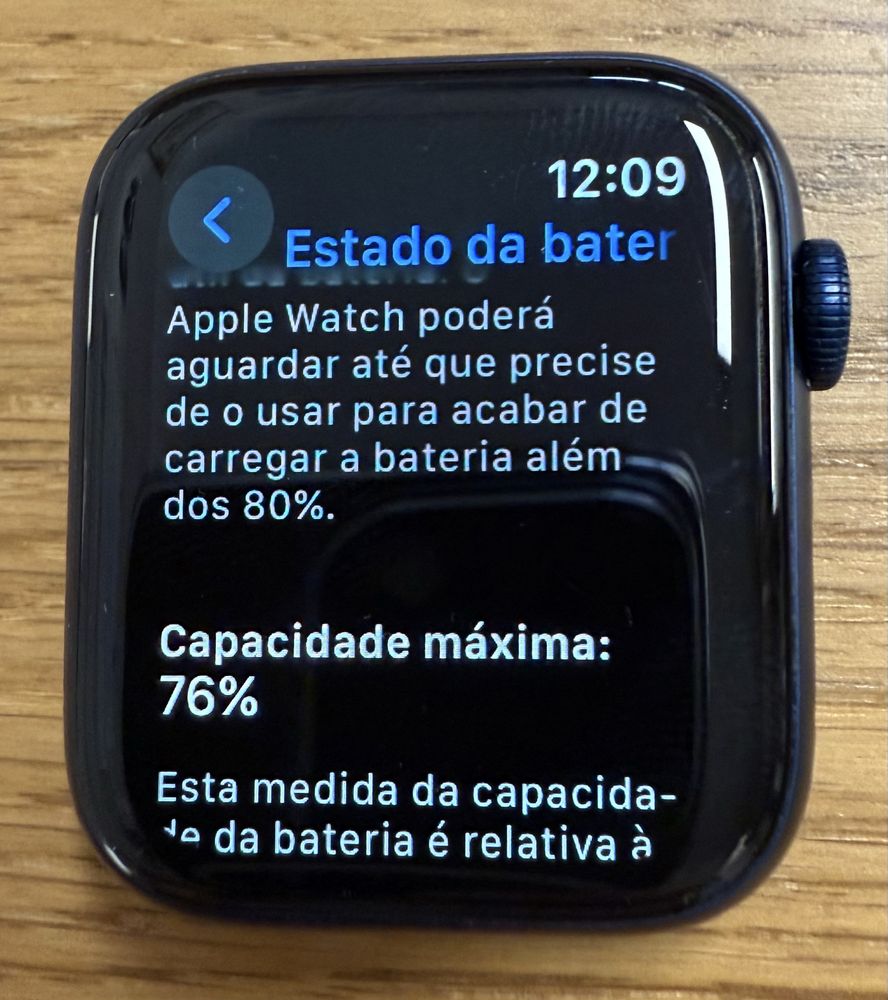 Apple watch series 6 44mm blue aluminium case