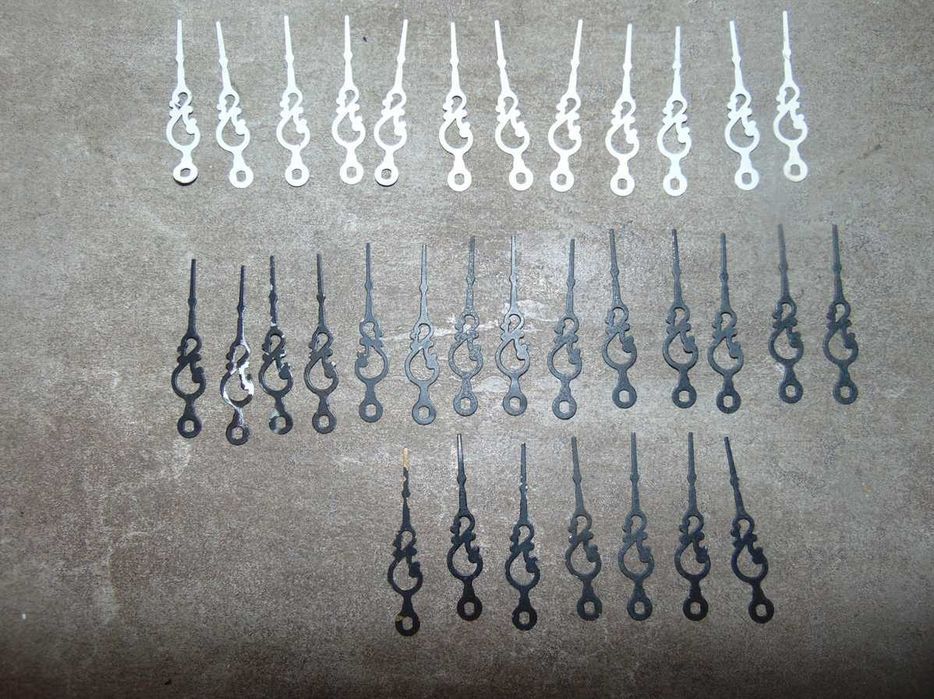 Wskazówki,wskazówka do zegara,zegar dł.52 mm.,minutowe