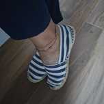 Espadryle w paski tenisówki