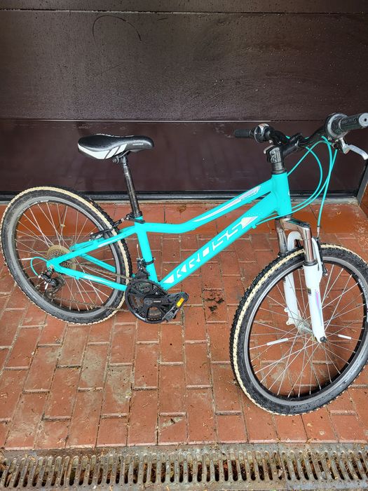 Rower 24 cale turkusowy