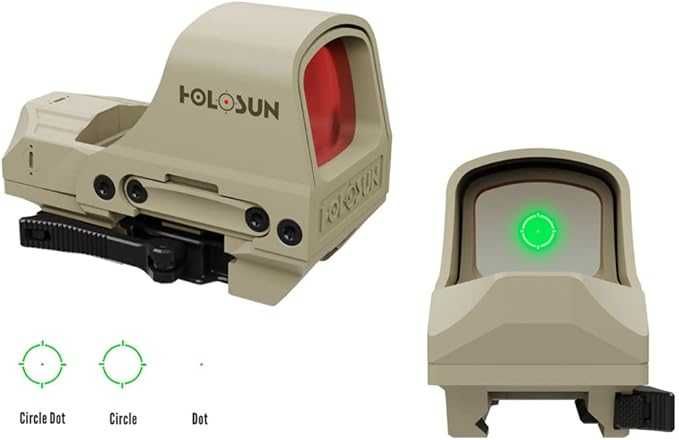 Прицел HOLOSUN HS510C Green Dot – Койот(FDE) зелёная прицельная марка