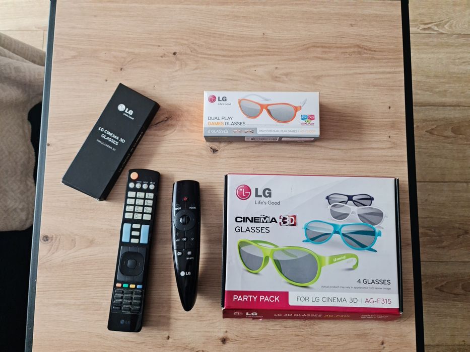 pilot piloty okulary 3D lg LG telewizor