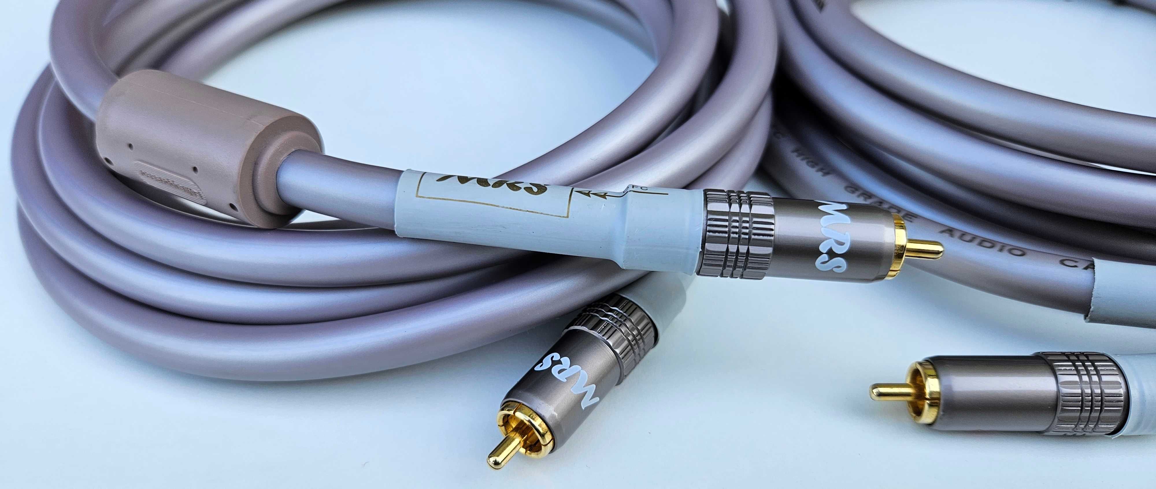 Kabel 2xRCA - 2x RCA (chinch) z filtrem MRS OFC High Grade Audio