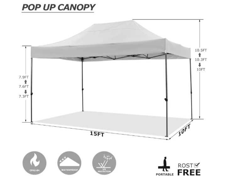 Tendas 3x3| 4.5x3 l tenda 6x3 | dobráveis l com/ sem laterais