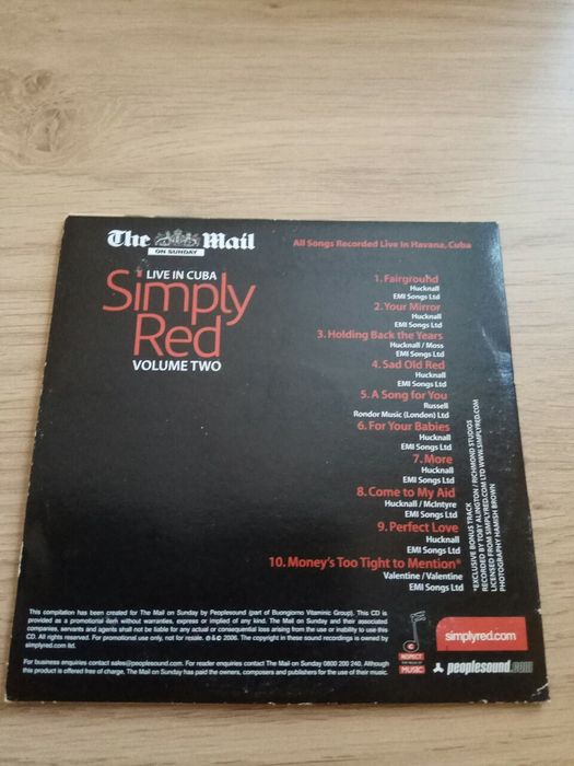 CD фирменный Simply Red Live In Cuba