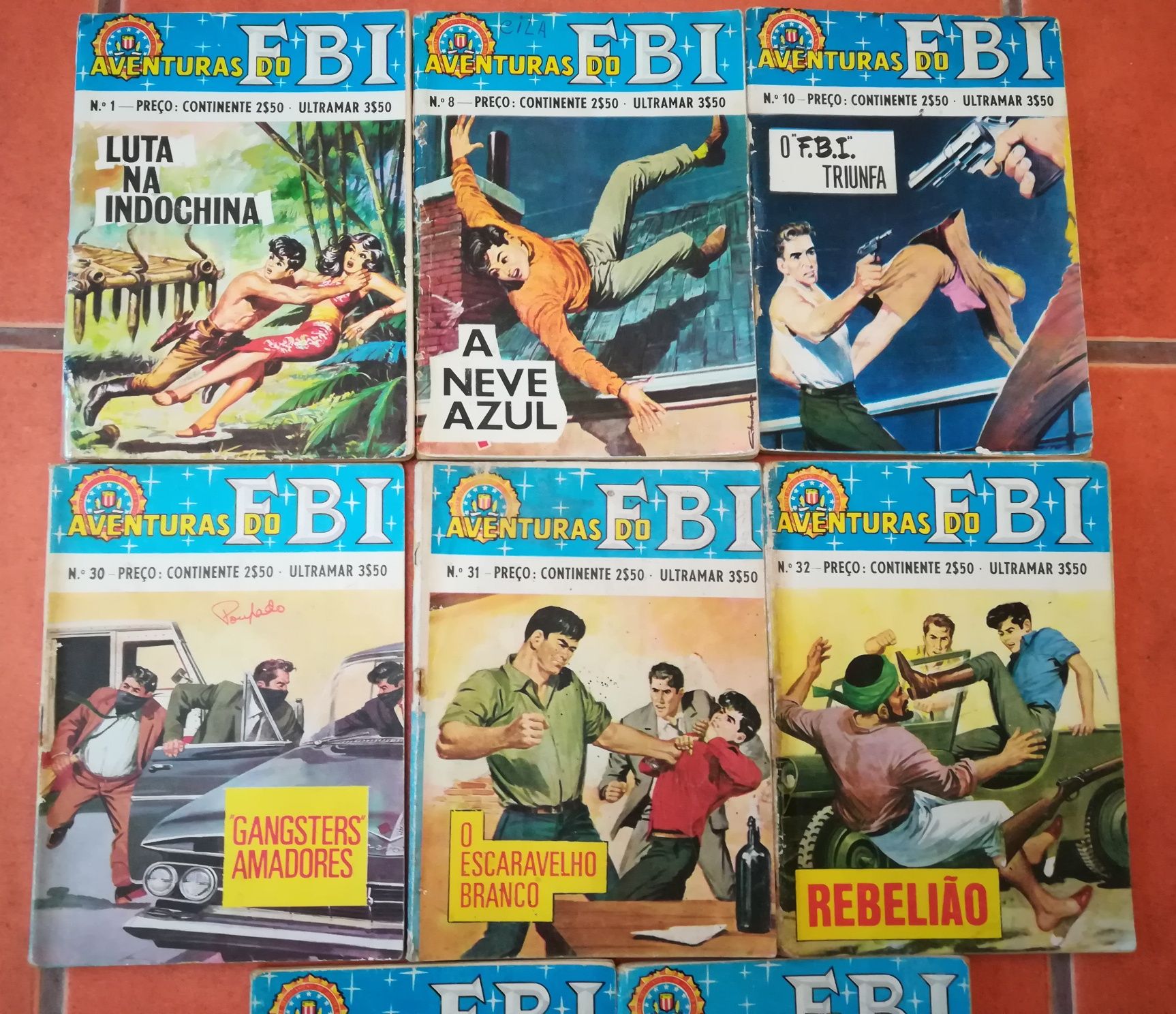 Lote de 182 livros do FBI