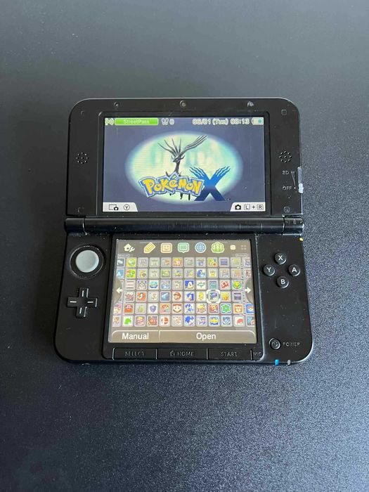 Nintendo 3DS XL Cinza com 100+ Jogos