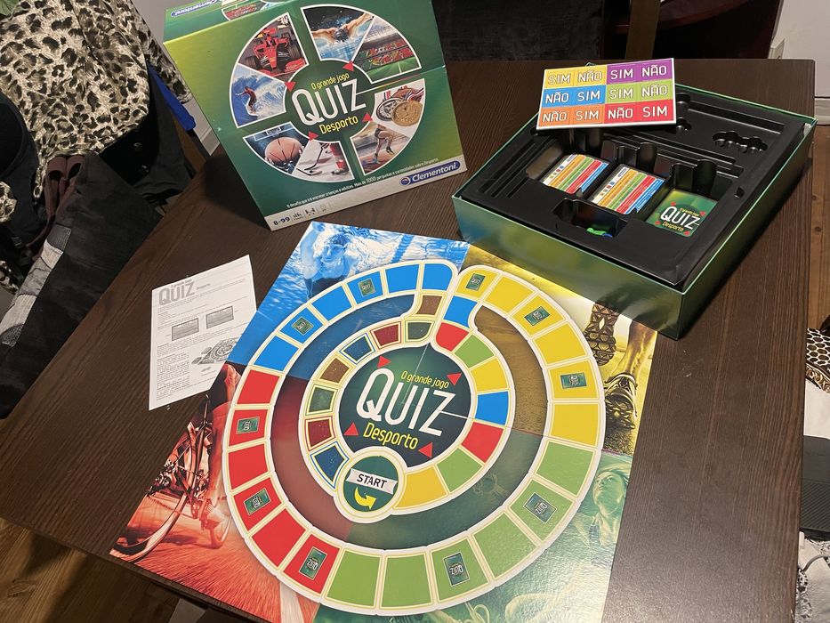 Jogo de Tabuleiro - Quiz Desporto