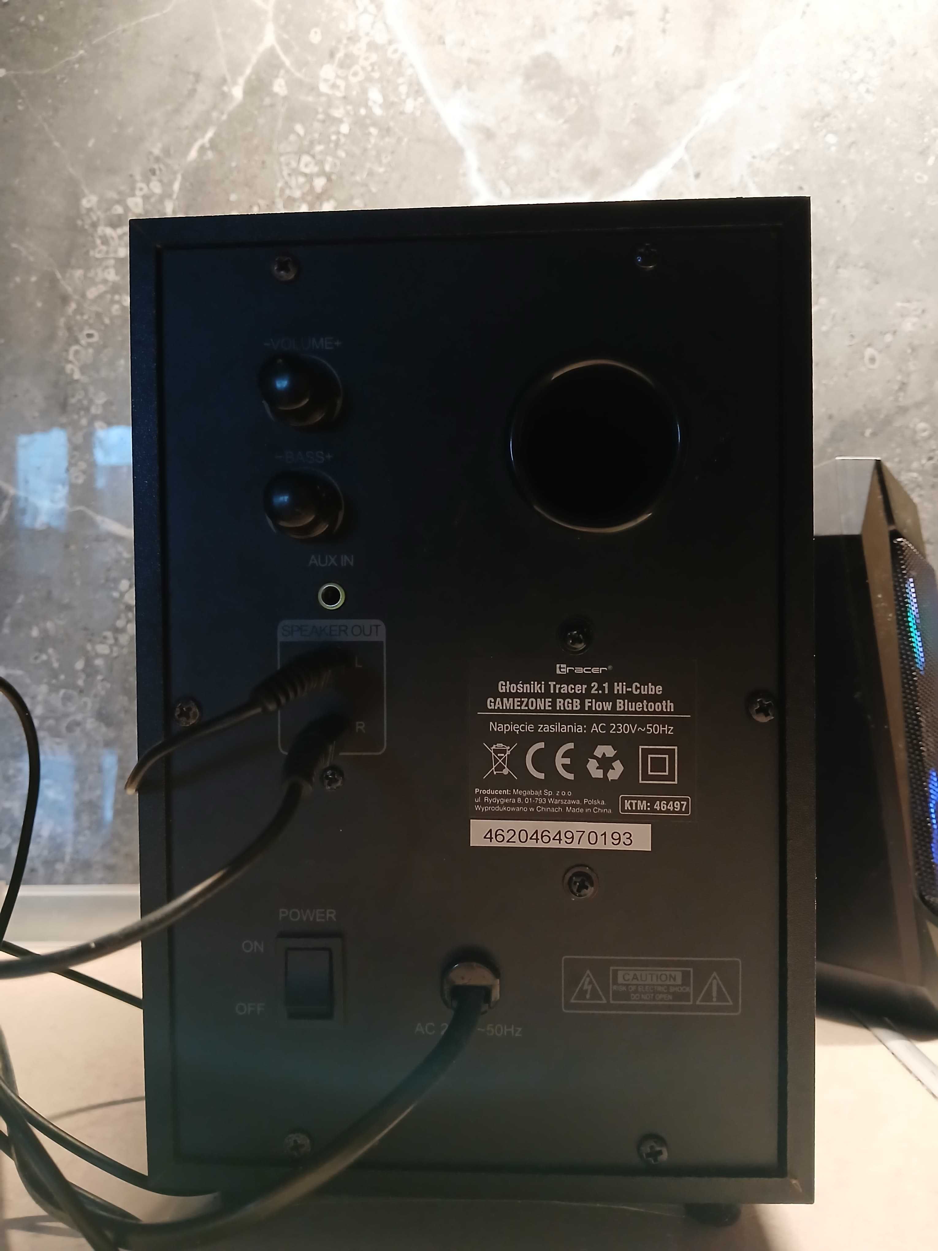 Głośniki TRACER Hi-Cube BT RGB Flow 2.1, Komunikacja bezprzewodowa