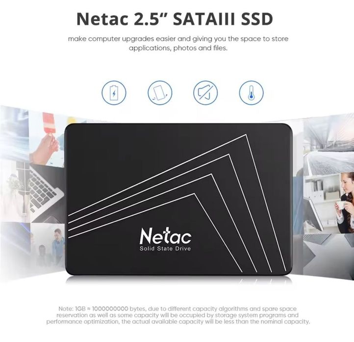 NETAC sata3 SSD або AEWENLING SATA SSD 128ГБ, 2,5" SSD жорсткий диск