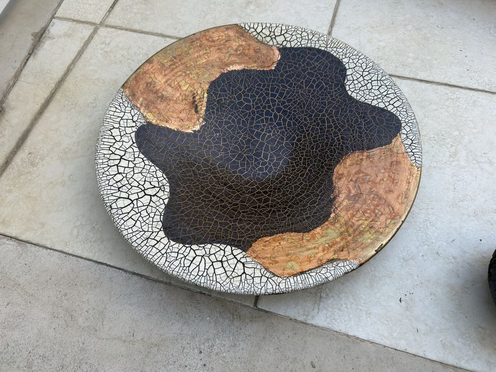 Prato decorativo para centro de mesa