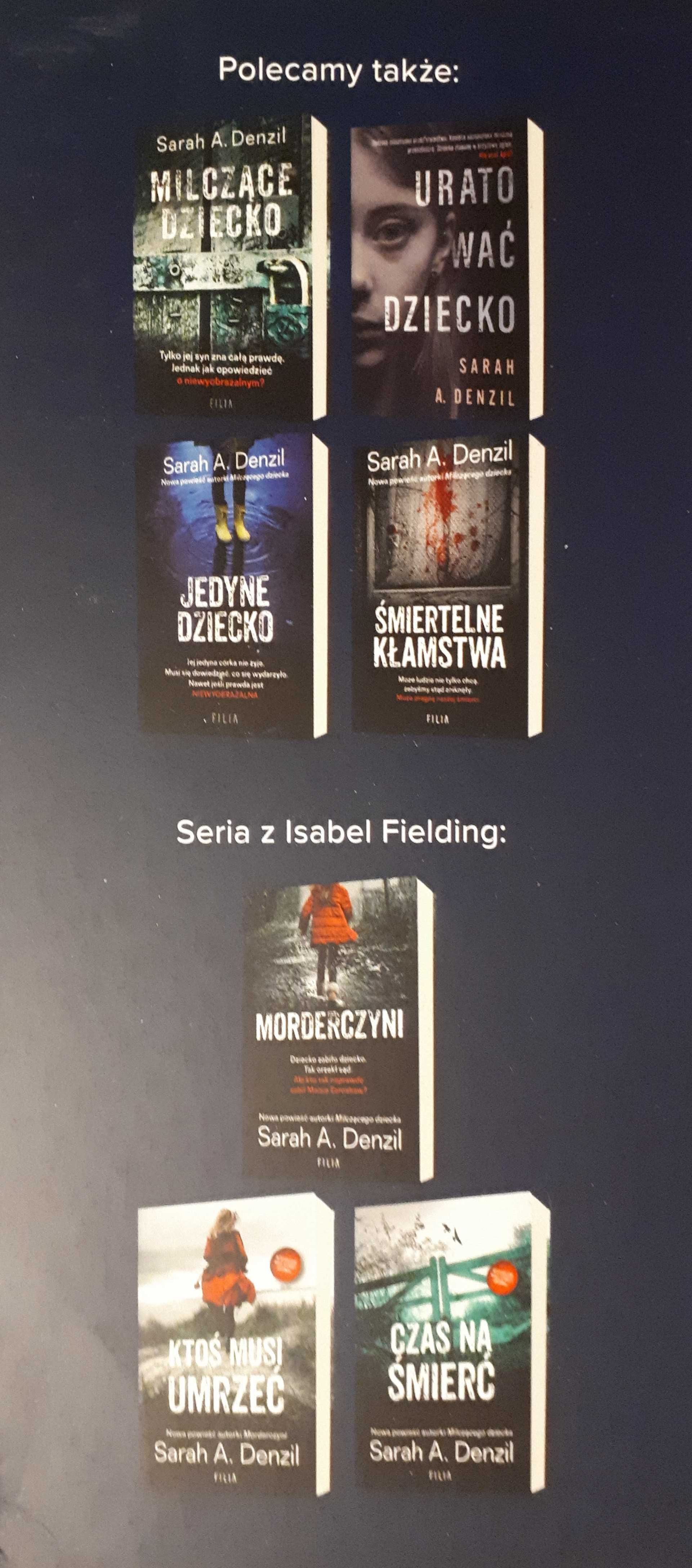 "Poznasz mnie" Sarah A. Denzil, thriller psychologiczny