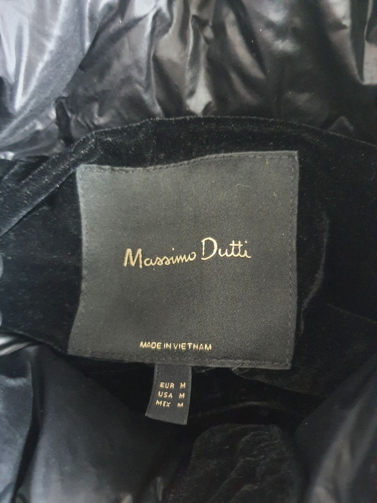 Czarna kurtka puchowa Massimo Dutti M