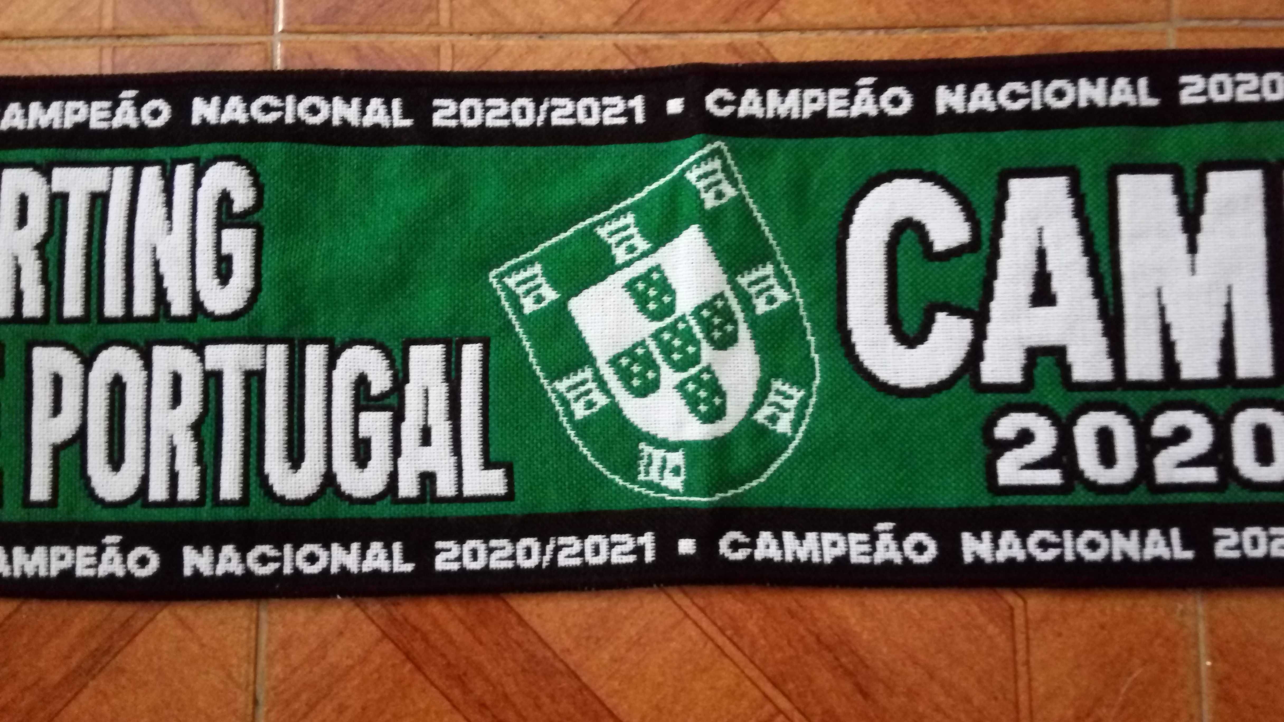 Cachecol Sporting Clube de Portugal - Campeão nacional época 2020/2021