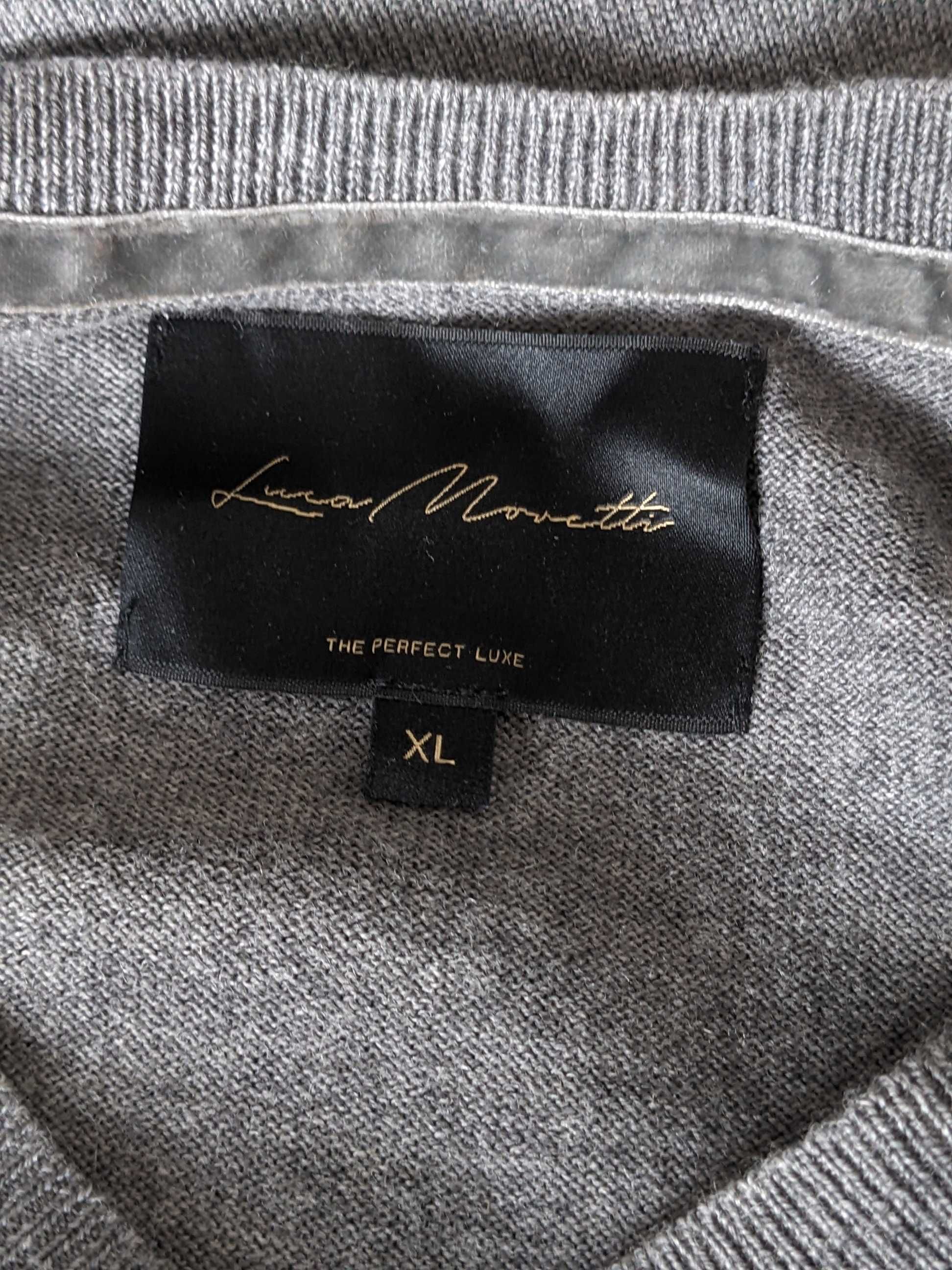Męski wełniany sweter Luca Moretti, rozmiar XL