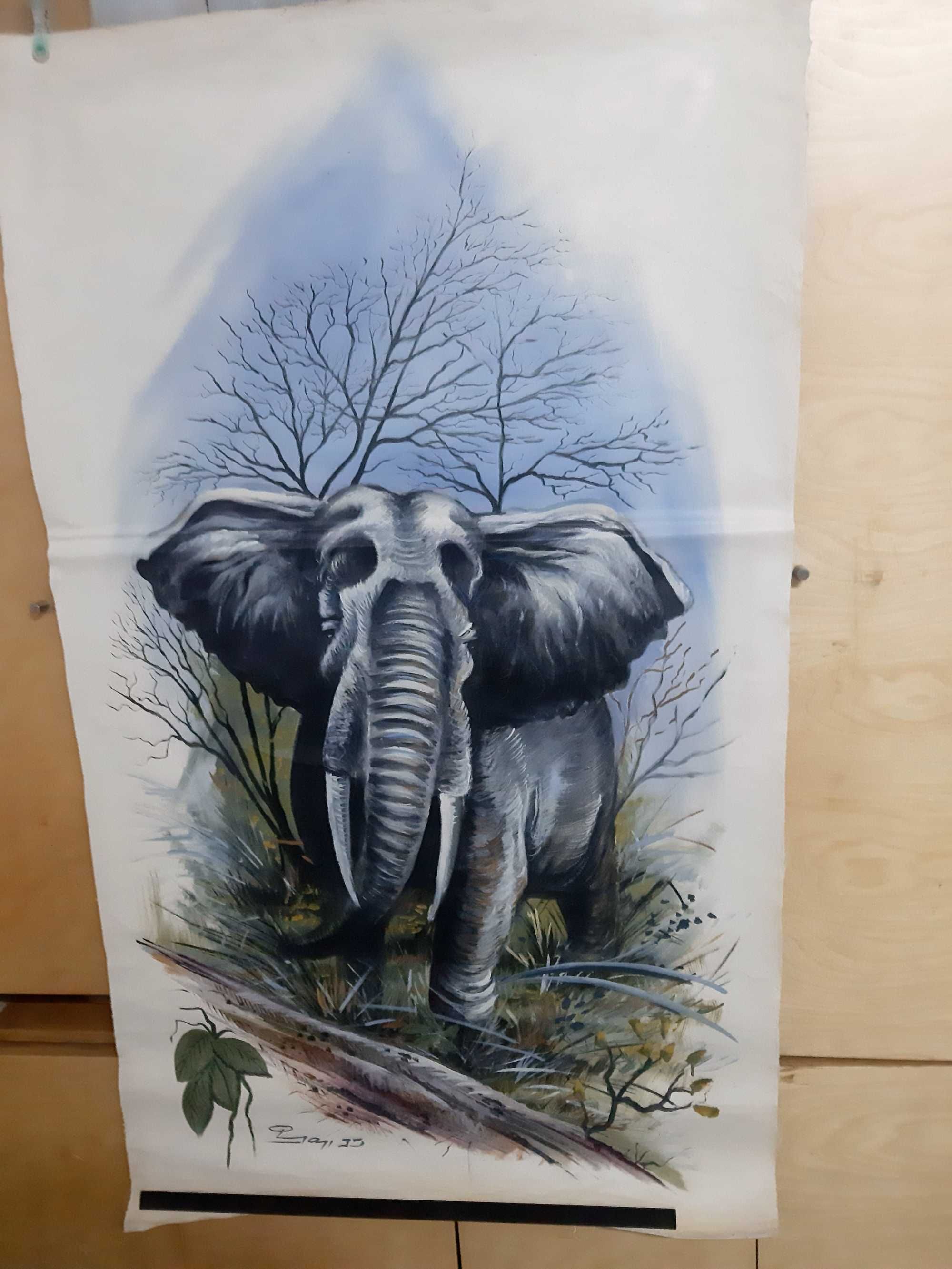 Vendo 12 TELAS pintadas à mão com motivos Africanos