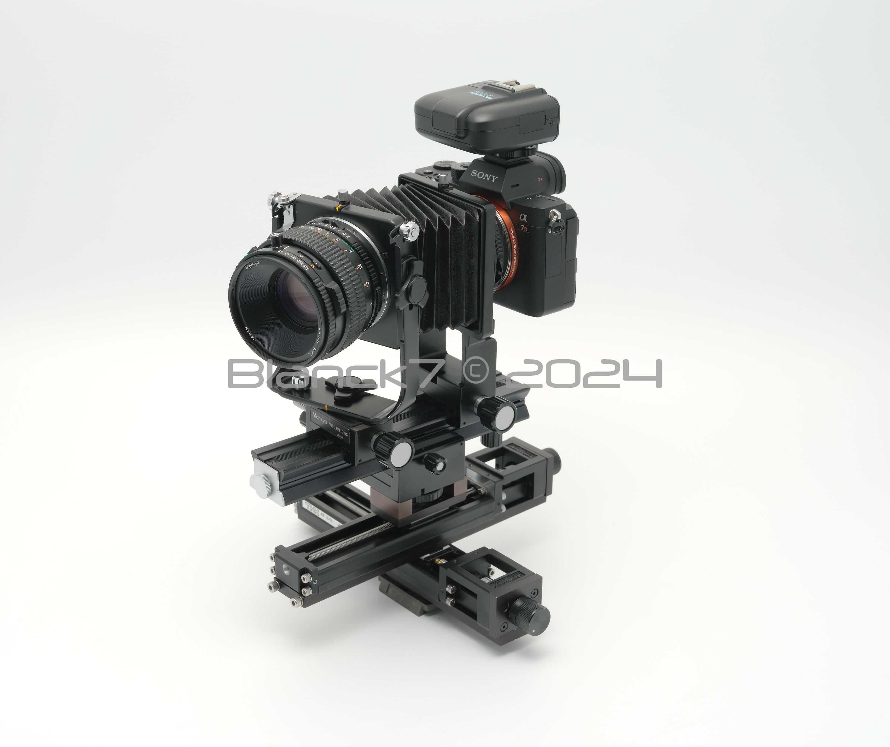 Mamiya Auto Bellows aparat   TILT / SHIFT / SWING mocowanie Sony E