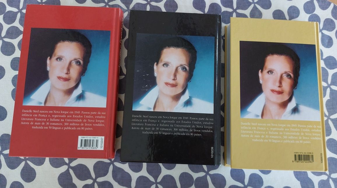 3 livros Danielle Steel