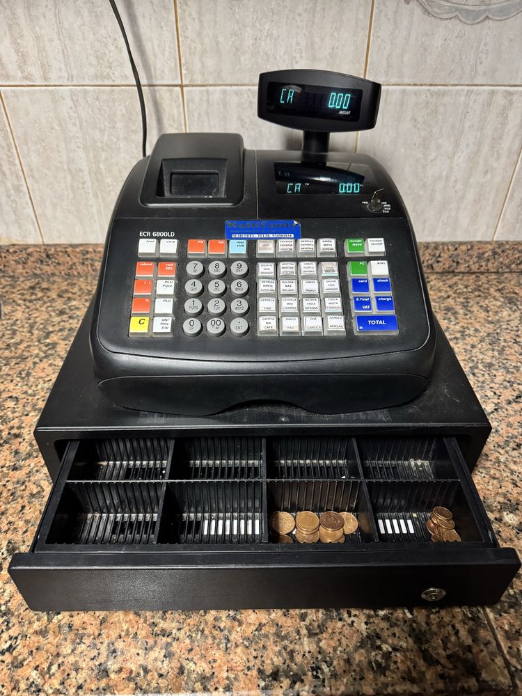 Maquina registadora Olivetti ecr 6800 ld