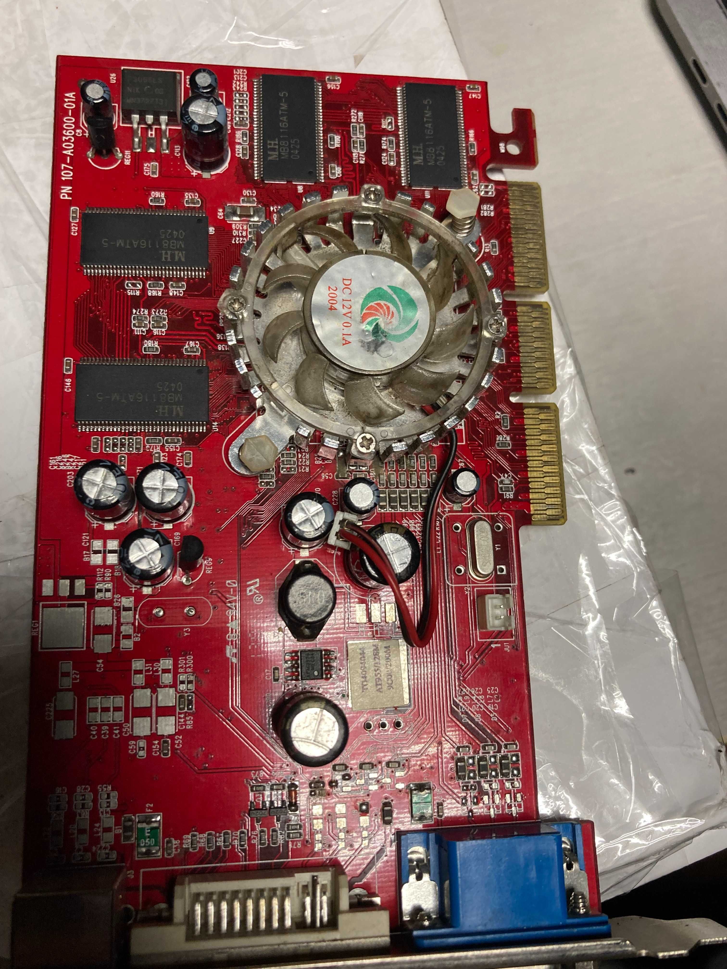 AGP вдіеокартку NVidiA Radeon