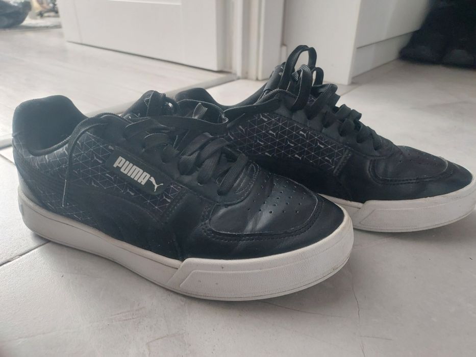 Buty puma czarne skórkowe
