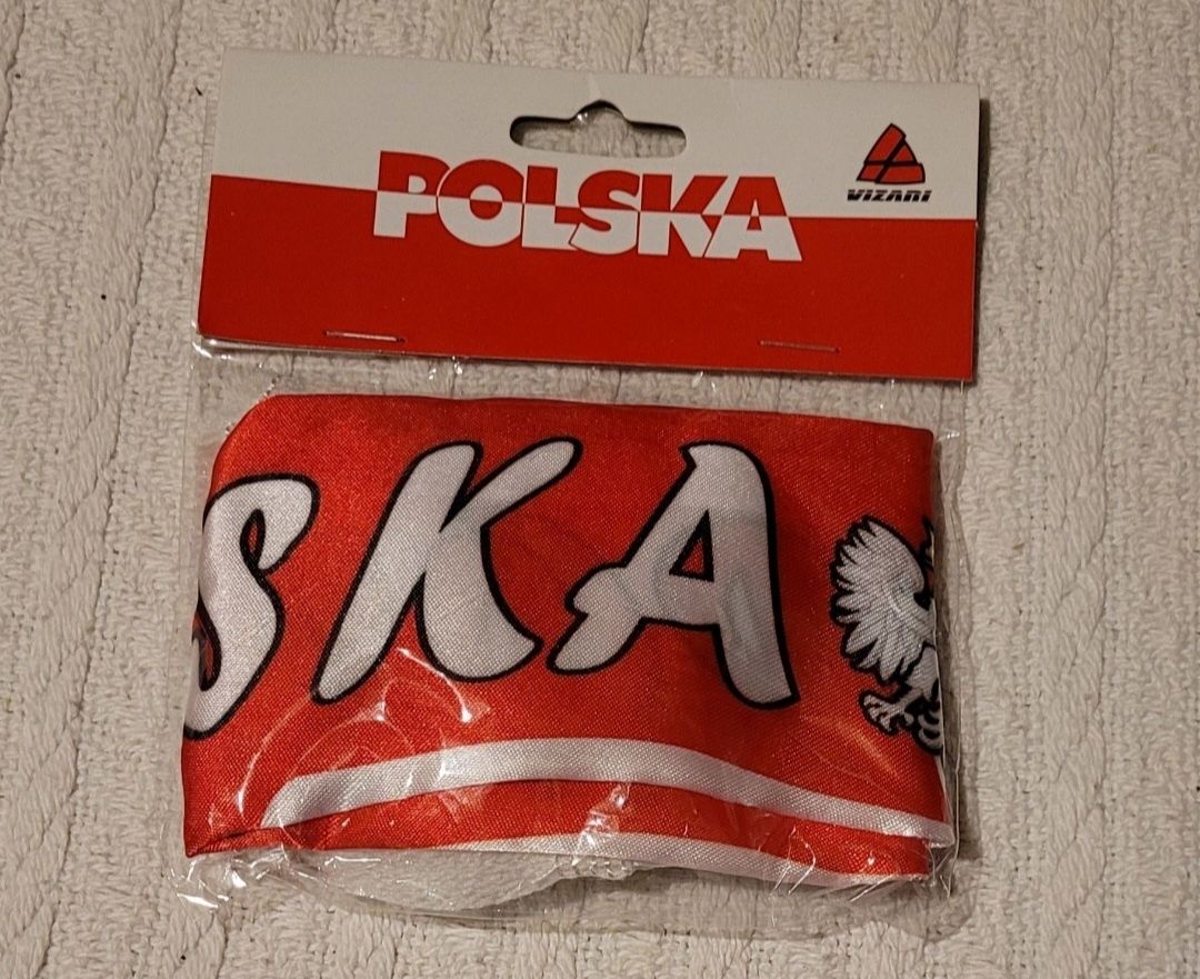 Mini szalik kibica na przyssawki Polska