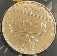 Велика Британія 5 фунтів, 2020. Легенди музики - Рок-група Queen. UNC.