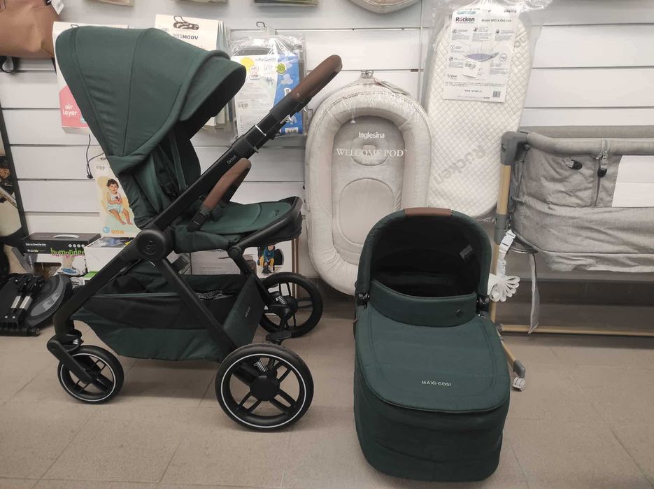 Wózek dziecięcy Maxi Cosi Oxford + Twillic Green 2w1 Z EKSPOZYCJI