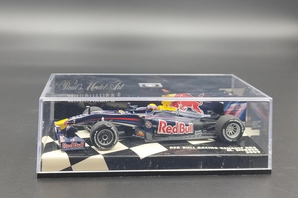 1:43 F1 Red Bull Racing Renault RB5 M Webber 2009 Minichamps