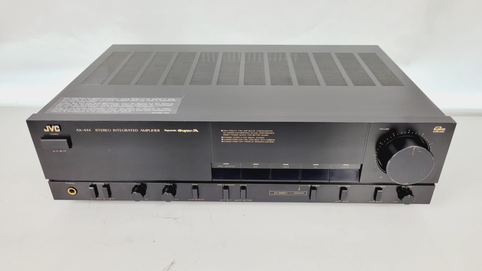 Wzmacniacz JVC AX 444 BK 2x75W 8ohm 2x85W 4ohm Japan SOLIDNY