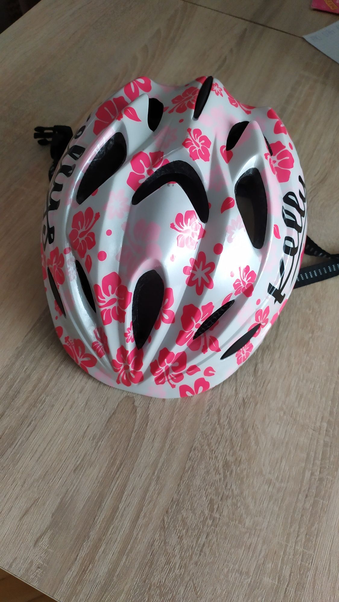 Kask rowerowy dziewczęcy dziecięcy r.48-52cm Kellys