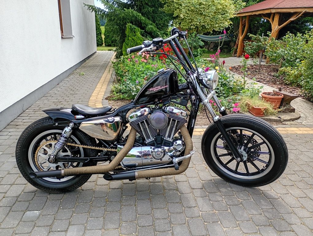 Harley Davidson bobber Sportster 1200 oldschool