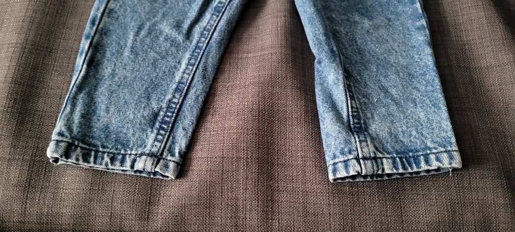 Spodnie jeans szeroka nogawka rozmiar 86