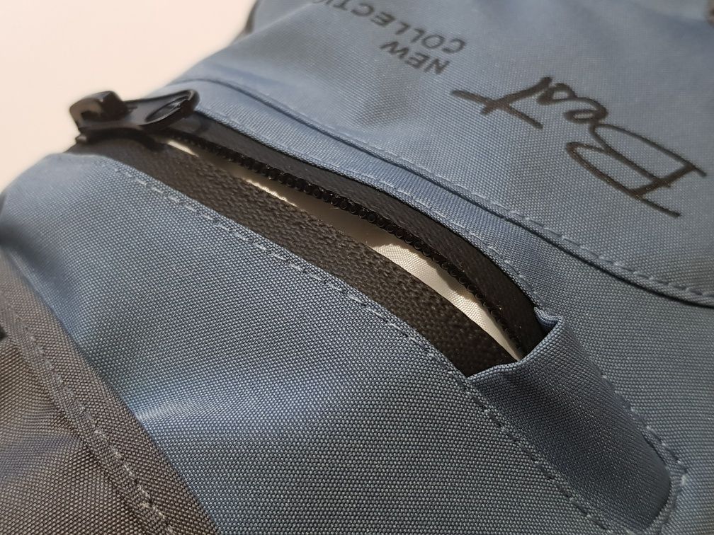 Rękawiczki z kieszonką na narty snowboard M/L do obsługi telefonu blue