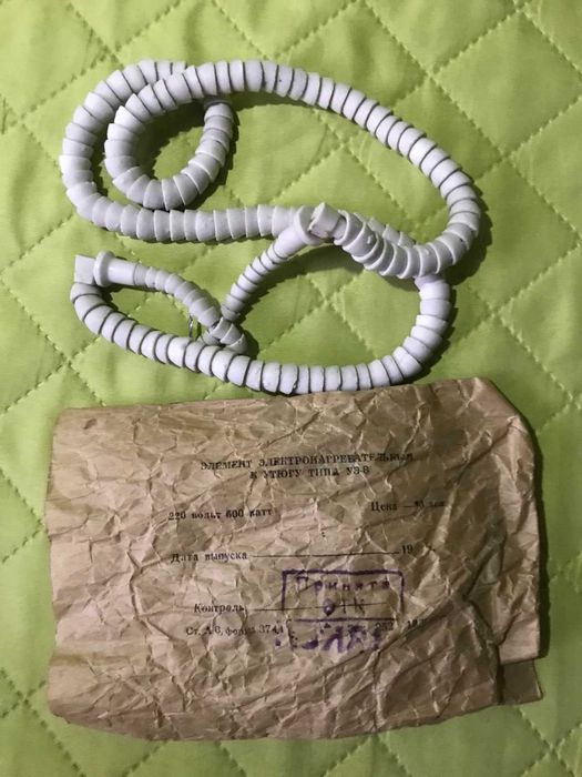 Нагрівальний елемент для праски (утюга) СРСР у  керамічному намисті