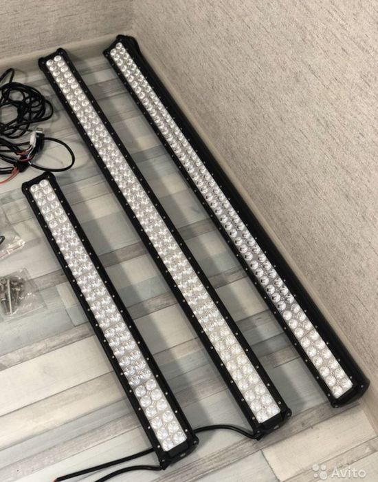 Светодиодная Лед балка 54см Нива Ваз дополнительный свет люстра