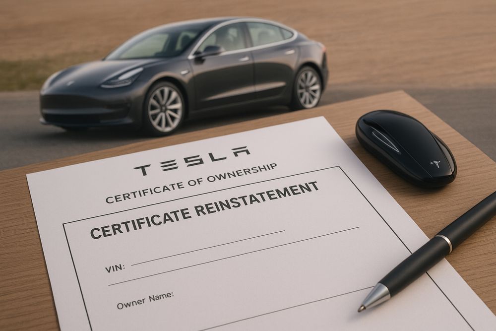 Відновлення СЕРТИФІКАТІВ Tesla Офіційно