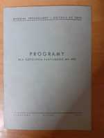 Broszura Programy dla szkolenia partyjnego z 1959 roku