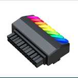 Złącze adapter ATX 24P pin 90° kątowy aRGB 3 pin