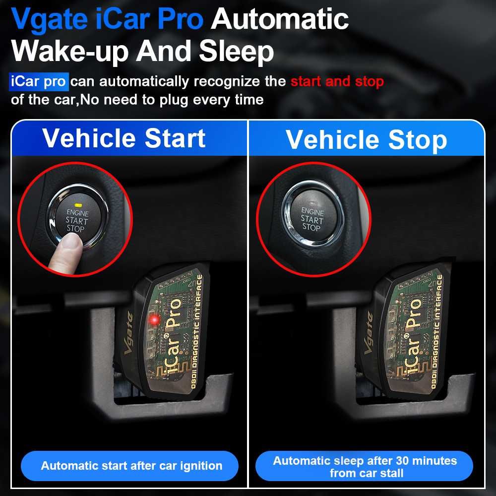 Interfejs diagnostyczny Vgate iCar Pro WIFI android i iOS