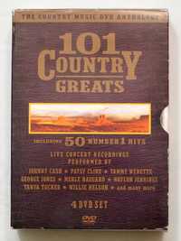 101 Country Greats - zawiera 50 hitów numer 1 (4 x DVD)