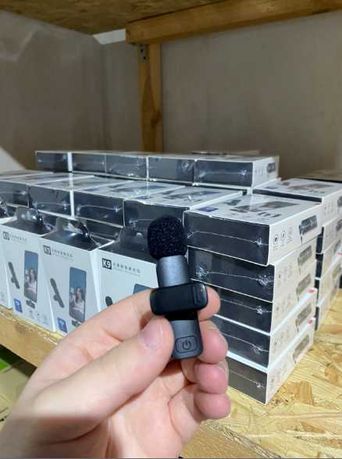 Мікрофон петличний бездротовий K9 для смартфона